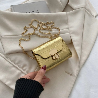 Mini Fashionable Shoulder Crossbody Small Box Bag,Perfect for Storing Small Items Such as Lipstick,Silver Coins,Headphones,Etc