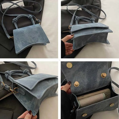Fashionable Women'S Shoulder Bag Pure Color Trendy Crossbody Bag Simple Casual Diagonal Bag Small Square Bags for Autumn Bolsos