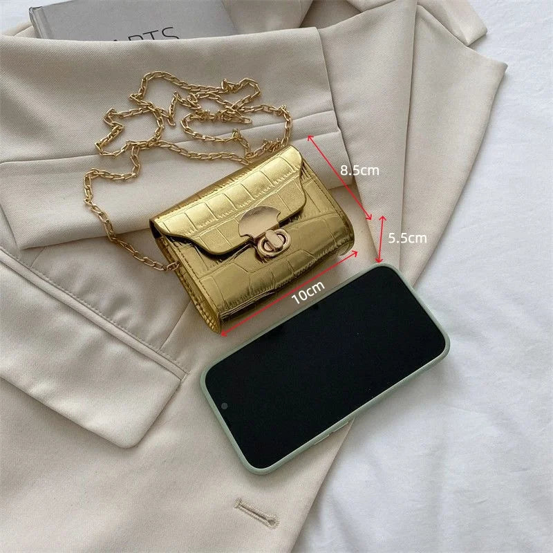 Mini Fashionable Shoulder Crossbody Small Box Bag,Perfect for Storing Small Items Such as Lipstick,Silver Coins,Headphones,Etc