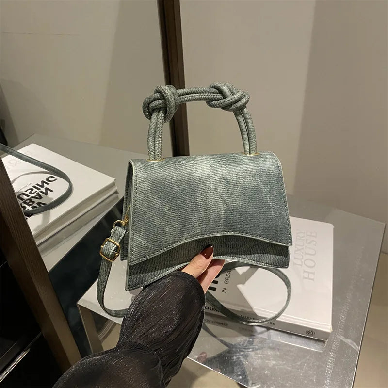 Fashionable Women'S Shoulder Bag Pure Color Trendy Crossbody Bag Simple Casual Diagonal Bag Small Square Bags for Autumn Bolsos