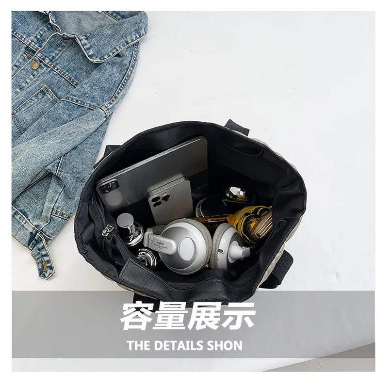 Fashionable Plaid Crossbody Bag for Women Single Shoulder Handbag Stylish Accessory Ladies Trendy Bag