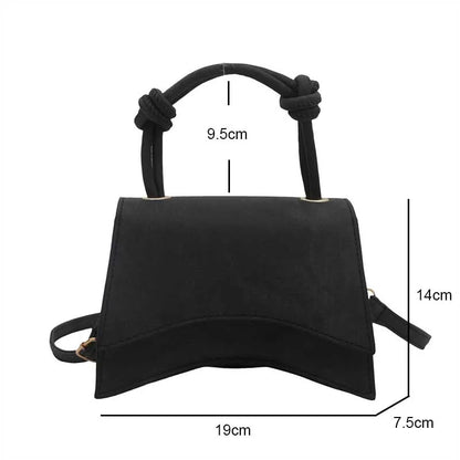 Fashionable Women'S Shoulder Bag Pure Color Trendy Crossbody Bag Simple Casual Diagonal Bag Small Square Bags for Autumn Bolsos