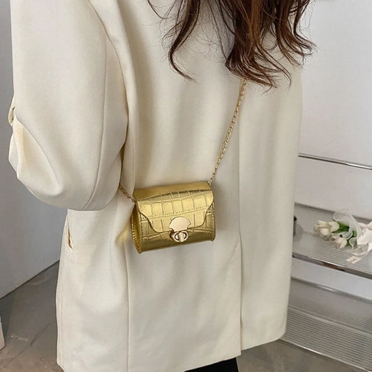 Mini Fashionable Shoulder Crossbody Small Box Bag,Perfect for Storing Small Items Such as Lipstick,Silver Coins,Headphones,Etc