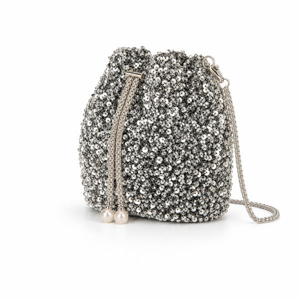 DRAGÉE · Bolso Bucket de Lentejuelas